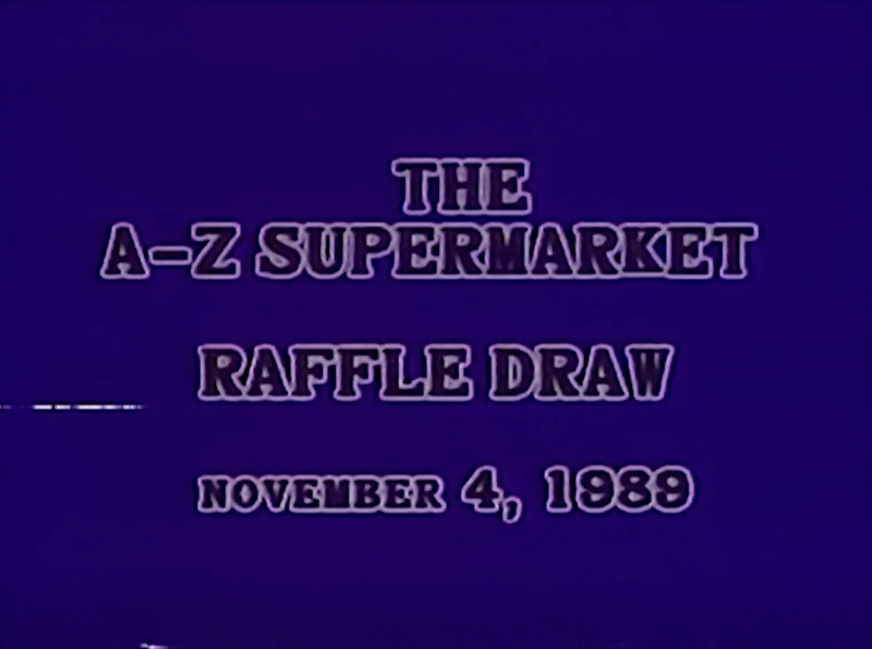 A-Z Supermarket Raffle draw