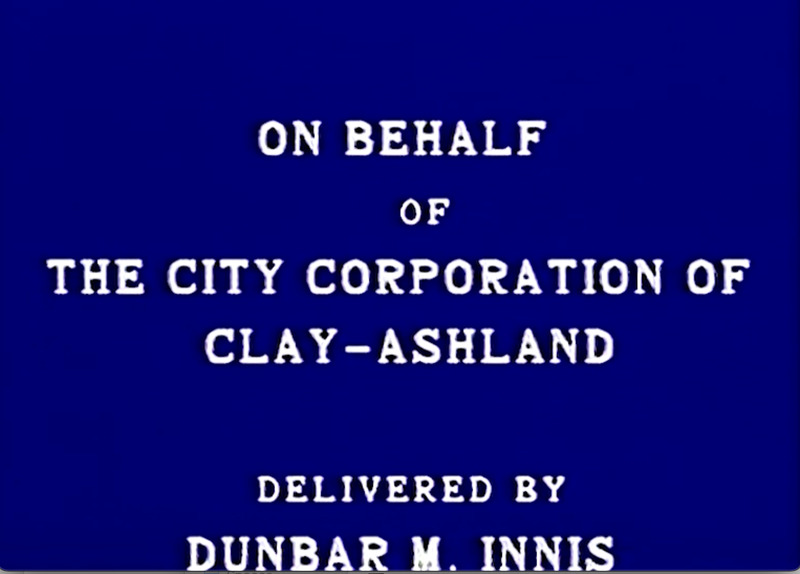 Tribute to the Late Jerome E. Freeman On Behalf of the City Corporation of Clay-Ashland & Development Committee of Clay-Ashland_1989-12-01_ 20220402_V0010_Prog1_AnyahR_v1.png